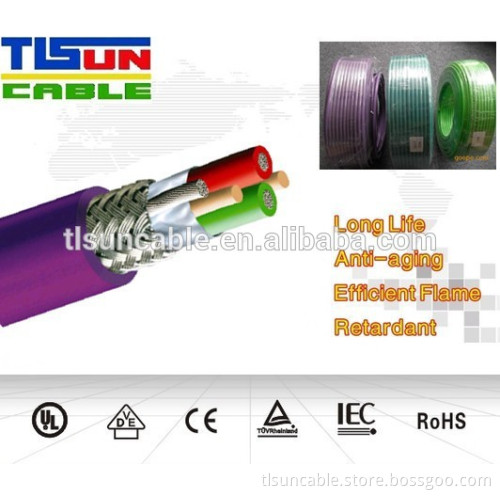 ROSH Antiflaming Profibus DP TC multi pair shielding bus cable